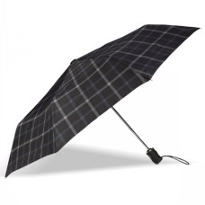 Isotoner Parapluie Homme Pliant Automatique X-TRA Solide Carreaux  ouvert