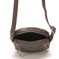 Arthur & Aston Diego Sac Porté travers Homme 1438-24 Chataigne ouvert