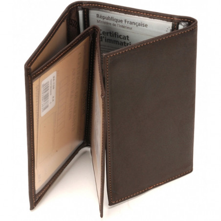 Arthur et Aston Chic & Casual  Porte Papiers Louis 94-138 Chataigne