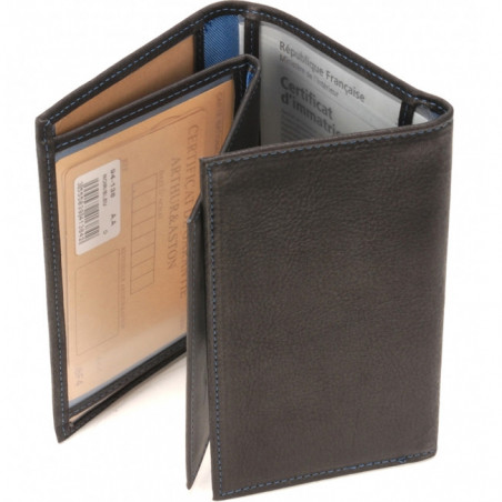 Arthur et Aston Chic & Casual  Porte Papiers Louis 94-138 Noir Bleu