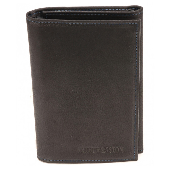 Arthur et Aston Chic & Casual  Porte Papiers Louis 94-138 Noir Bleu face
