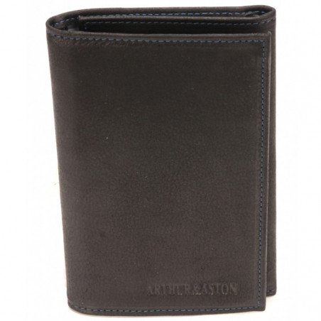 Arthur et Aston Chic & Casual  Porte Papiers Louis 94-138 Noir Bleu face