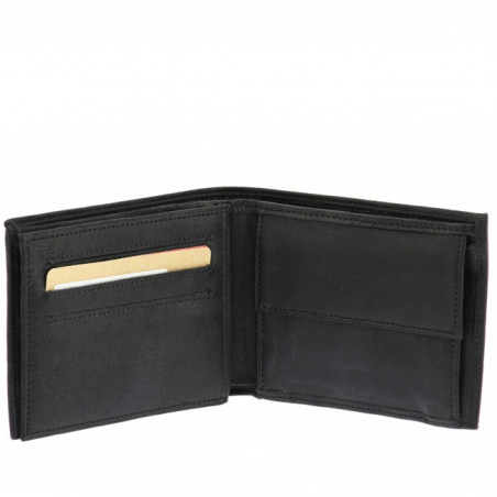 Arthur et Aston Louis Portefeuille Italien 94-499 Noir