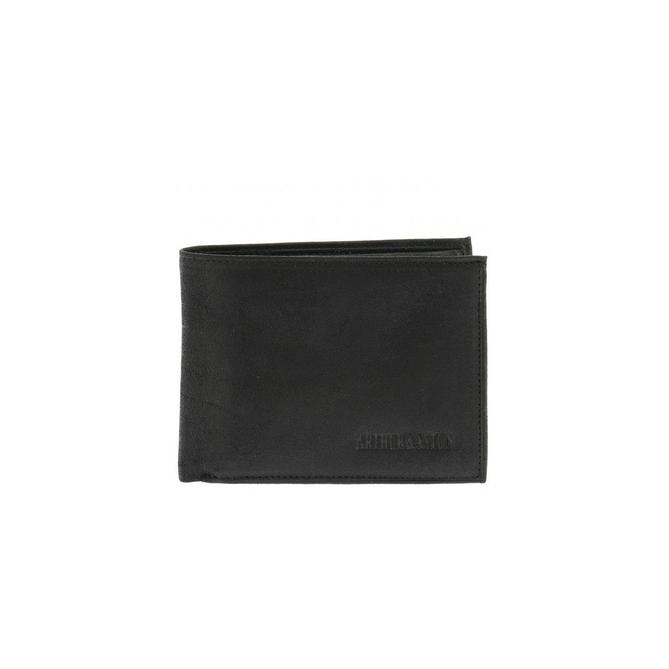 Arthur et Aston Louis Portefeuille Italien 94-499 Noir face