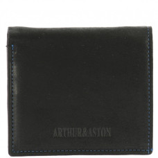 Arthur et Aston Louis Porte Monnaie Boîte 94-771 Noir Bleu face