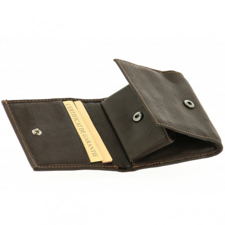 Arthur et Aston Louis Porte Monnaie Boîte 94-771 Chataigne