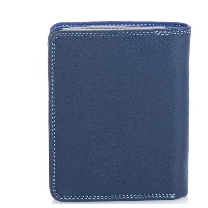 Mywalit Portefeuille Trois Plis Moyen Mixte - Accessoire Voyage En Cuir, Compartiments Pratiques, Noir/Pace