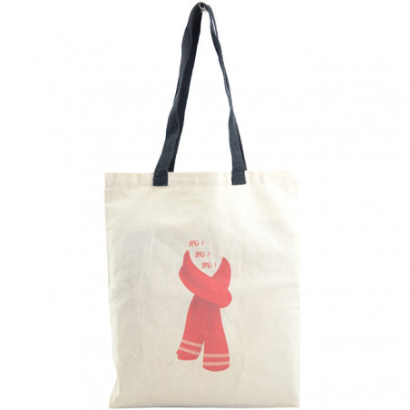 Farfouillette Tote Bag de Noël Sac fourre-tout Echarpe Naturel