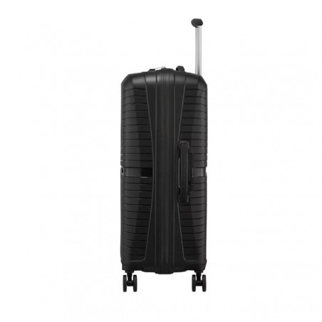 American Tourister Airconic Spinner 67 cm Valise Trolley 4 Roues Onix Black cote