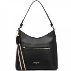 Lancaster Foulonne Double Besace 470-22 Noir in Nude