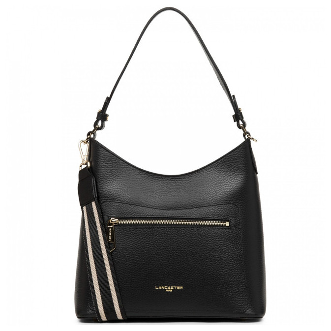 Lancaster Foulonne Double Besace 470-22 Noir in Nude