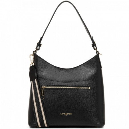 Lancaster Foulonne Double Besace 470-22 Noir in Nude