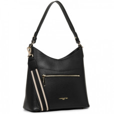 Lancaster Foulonne Double Besace 470-22 Noir in Nude face