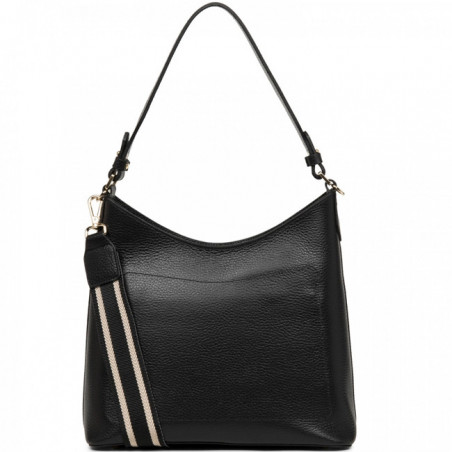Lancaster Foulonne Double Besace 470-22 Noir in Nude dos