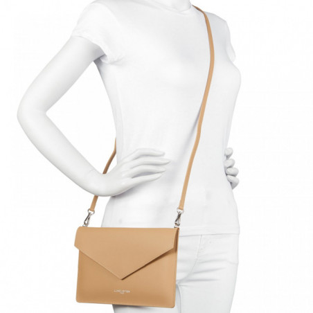 Lancaster City Americanini Double Sac Pochette 222-20 Naturel In Orange cote