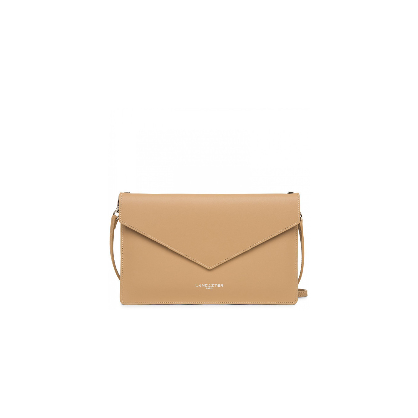 Lancaster City Americanini Double Sac Pochette 222-20 Naturel In Orange face