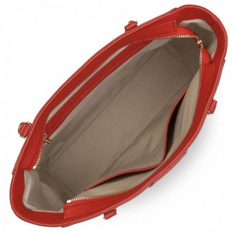 Lancaster Dune Sac Cabas 529-38 Rouge ouvert