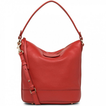 Lancaster Dune Sac Seau Porté Épaule 529-45 Rouge