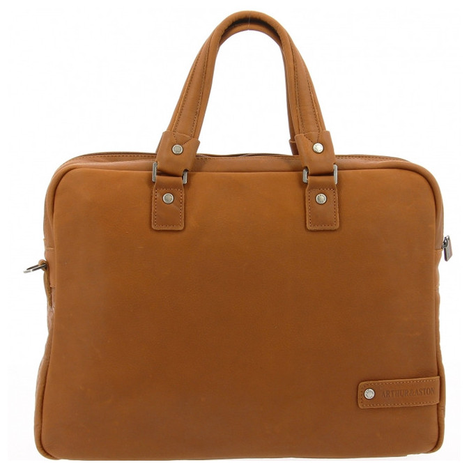 Arthur & Aston Oscar Porte Document 2 soufflets Homme 1978-02 Cognac