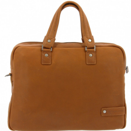 Arthur & Aston Oscar Porte Document 2 soufflets Homme 1978-02 Cognac