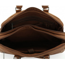 Arthur & Aston Oscar Porte Document 2 soufflets Homme 1978-02 Cognac ouvert