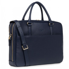 Lancaster Mademoiselle Business Sac porté Main 573-75 Bleu Fonce