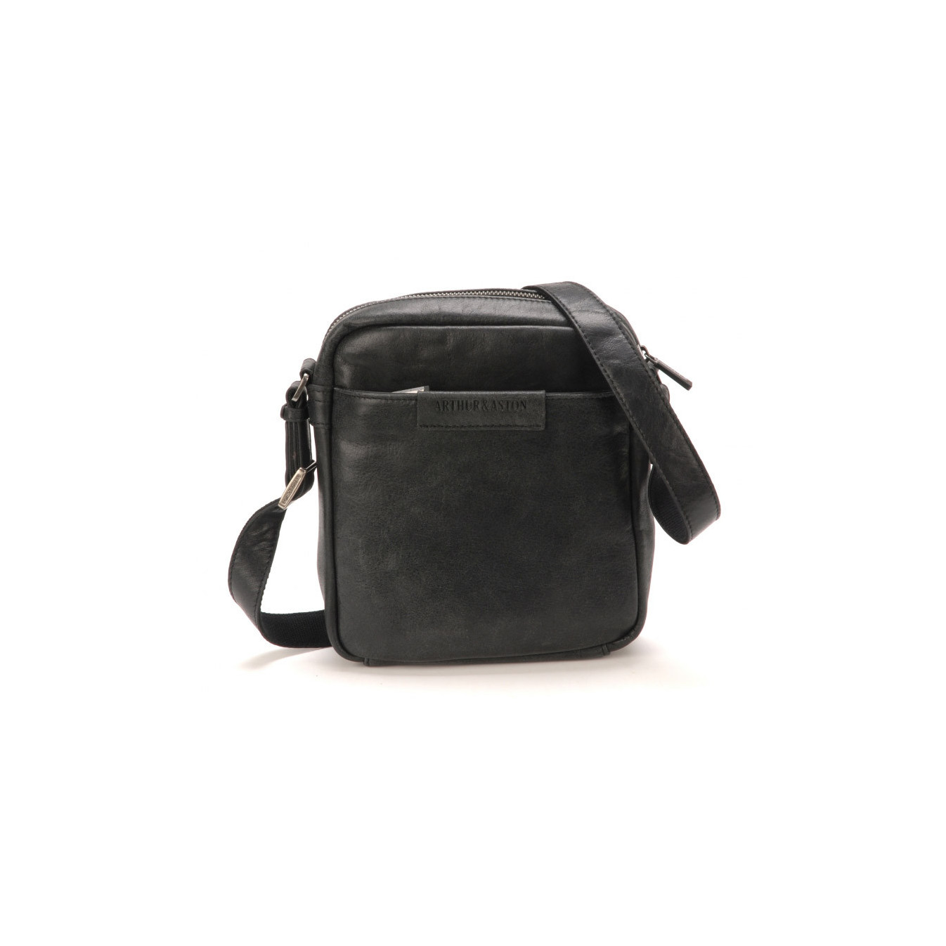 grande pochette homme cuir noir