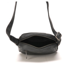 grande pochette homme cuir noir