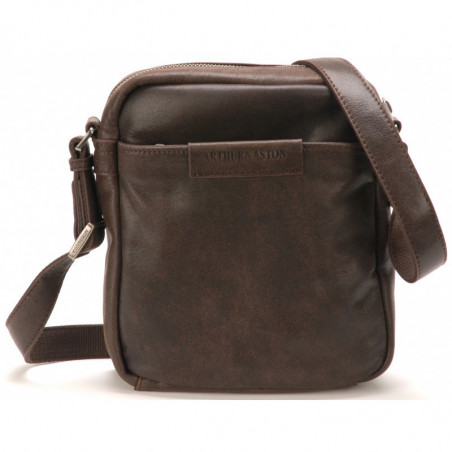 grand sac pochette homme en cuir
