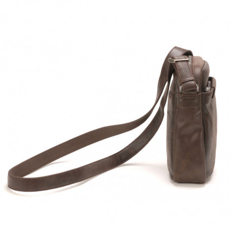 Arthur & Aston Diego Grand Sac Porté Travers Homme 1438-25 Châtaigne