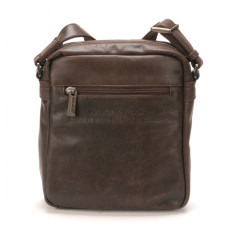 pochette homme cuir marron