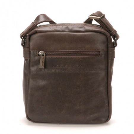 pochette homme cuir marron