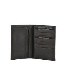 portefeuille européen homme cuir noir