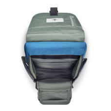 Delsey Secureflap Sac à Dos PC 15.6" Bleu Marine Ouvert