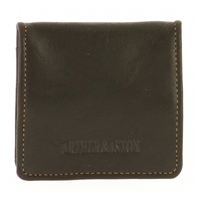 Arthur et Aston Louis Porte Monnaie Cuir Gras 94-582 Chataigne