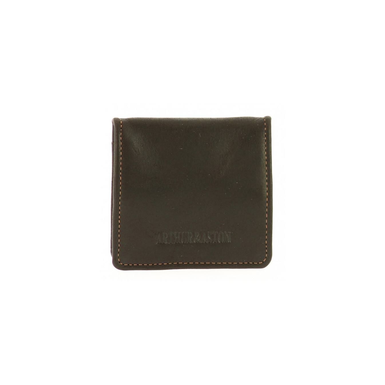 Arthur et Aston Louis Porte Monnaie Cuir Gras 94-582 Chataigne