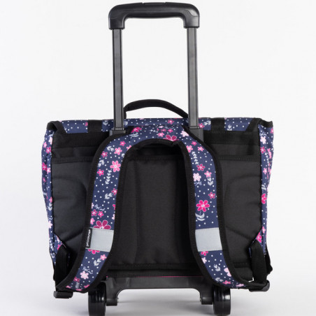 Rip Curl Back To School Cartable à roulettes Filles Flowers Purple dos