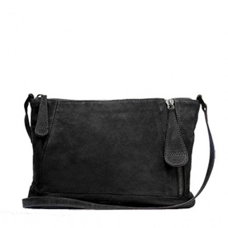 Sac Gerard Darel Portobello - Cabas Cuir Noir Vintage, Fourre-tout Femme