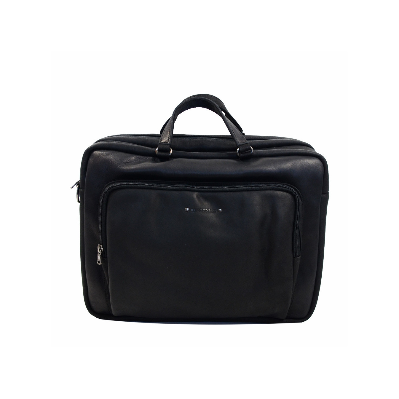 Jean Louis Fourès Baroudeur Sacoche  2 Soufflets 40 Cm Noir