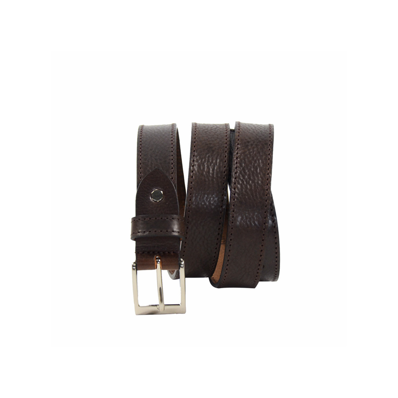 JL Fourès Ceinture Cuir Homme Missouri Marron