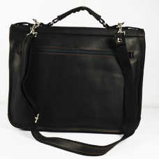 Jean Louis Fourès Baroudeur Cartable 3 Soufflets 38 Cm Noir dos 2