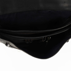 Jean Louis Fourès Baroudeur Cartable 3 Soufflets 38 Cm Noir ouvert 2