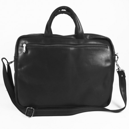 Jean Louis Fourès Baroudeur Sacoche  2 Soufflets 40 Cm Noir dos