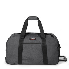 eastpak wheeled black duffle bag