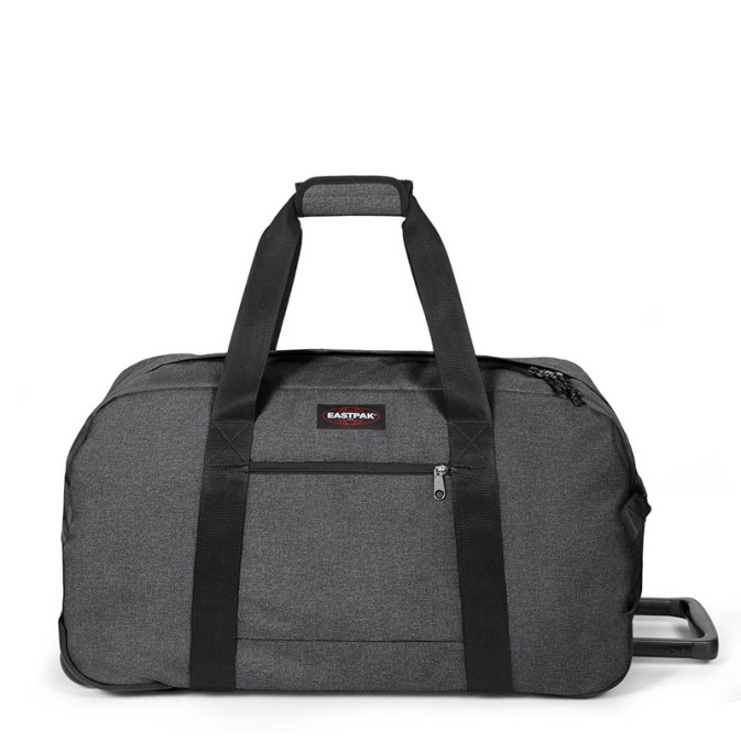 eastpak wheeled black duffle bag
