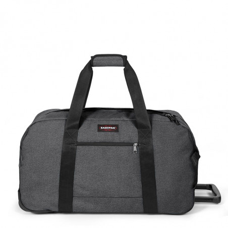 eastpak wheeled black duffle bag