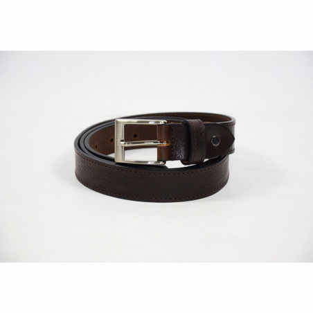 JL Fourès Ceinture Cuir Homme Missouri Marron 4