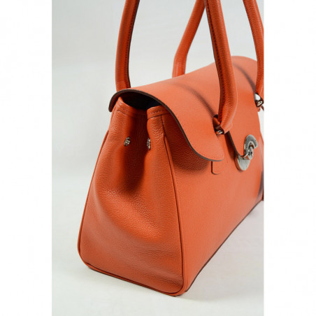 Berthille Petit Cortina Sac à Main Orange 4