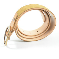 Ceinture Classique Cuir Femme Faune Nubuck Camel