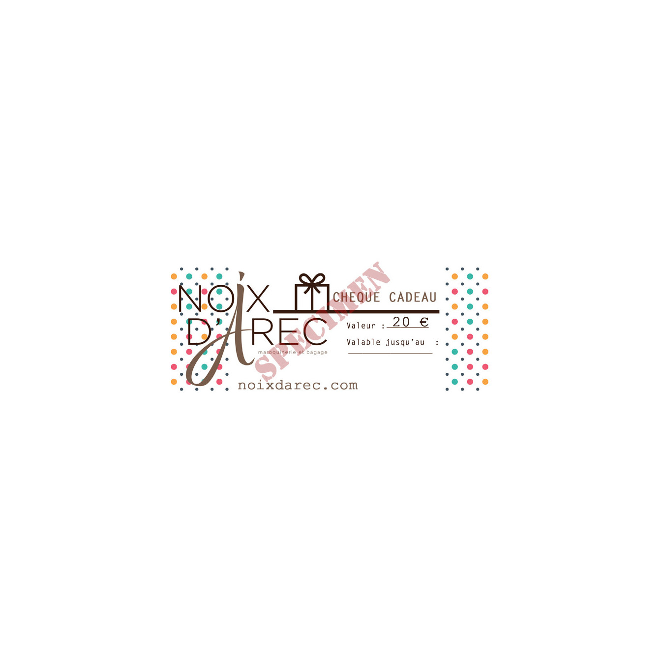 Arec Nut Gift Voucher 20 €